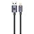 Cabo Curto USB Para Lightning 20cm Nylon Trançado Hrebos CB-293i - Imagem 1