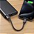 Cabo Curto USB Para Lightning 20cm Nylon Trançado Hrebos CB-293i - Imagem 2