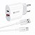 Carregador Completo 20W Duas Entradas Cabo Tipo C Hrebos CRG-215C - Imagem 1