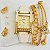 Relógio Linha H Feminino - Kit Relógio+Pulseiras+Brincos - FC0022 - Imagem 4