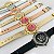 Relógio Fminino - Kit Relógio+Pulseiras+2pares de Brincos na Caixinha - FC0025 - Imagem 5