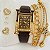 Relógio Linha H Feminino - Kit Relógio+Pulseiras+Brincos - FC0022-P02 - Imagem 4