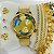 Relógio - Kit Rlógio+Pulseiras+2 Pares de Brincos na Caixinha - FC0099 - Imagem 10