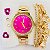 Relógio - kit Relógio+Pulseira+Brincos na Caixinha - FC0103 - Imagem 9