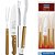 Kit Churrasco 3 Peças Inox Garfo Faca Pegador Tramontina - Imagem 3