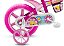 Bicicleta Infantil Aro 12 Flower Rosa Nathor - Imagem 4