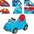 Carrinho De Passeio Bebe Fusca 2em1 Fouks Azul Calesita - Imagem 3