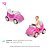 Carrinho De Passeio Bebe Fouks 2 em1 Rosa Calesita - Imagem 4