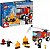 Lego City Caminhão Dos Bombeiros Com Escada 88 Peças Lego 60280 - Imagem 1