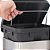 Lixeira Quadrada 6 Litros De Aço Inox Mor Com Pedal 8232 - Imagem 2
