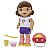 Boneca Baby Alive Roller Skate Bebê Patinadora Morena Hasbro - Imagem 2