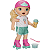 Boneca Baby Alive Roller Skate Bebê Patinadora Loira Hasbro - Imagem 4