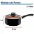 Panela Antiaderente Preto Cobre 2,1l 18cm Paris Tramontina - Imagem 2