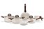 Conjunto Panelas Ceramic Life Smart 6 Peças Vanilla Brinox - Imagem 2