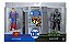 Set Bonecos Superman Vs Darkseid 4 Sunny + 6 Acessorios - Imagem 1