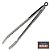 Pegador De Carne Pinça Churrasco 45cm Inox Tramontina Black - Imagem 2