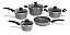Conjunto De Panelas Optima Stone 5 Peças Indução Brinox - Imagem 2