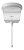 Chuveiro Ducha Eletrônica Fit Branca 6800w 220v Hydra - Imagem 1