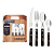 Faqueiro Inox Polywood Castanho 24 Peças Tramontina - Imagem 1