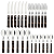Faqueiro Inox Polywood Castanho 24 Peças Tramontina - Imagem 2