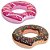 Kit Bóia Donut Marrom e Rosa MOR - Imagem 1