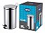 Lixeira Inox 5 Litros Agata MOR - Imagem 2