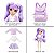 Boneca Articulada Rainbow High Junior Violet Willow MGA - Imagem 2