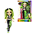 Rainbow High Junior Jade Hunter Boneca Junior High MGA - Imagem 1