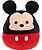Squishmallows Pelúcia de 17cm Mickey Mouse Disney Sunny - Imagem 1