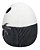 Squishmallows Pelúcia de 17cm Jack Skellington Disney Sunny - Imagem 4