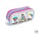 Kit Mochila Escolar Rodas Infantil Brilhante Lilás Lancheira Estojo Seanite - Imagem 4