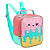 Kit Mochila Escolar Rodas Lancheira Térmica e Estojo Sorvete Seanite - Imagem 3