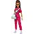 Barbie O Filme Boneca Terno de Moda Rosa HPL76 Mattel - Imagem 3