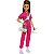 Barbie O Filme Boneca Terno de Moda Rosa HPL76 Mattel - Imagem 5