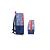 Conjunto Mochila De Costas E Estojo Força 4 Racer Luxcel - Imagem 9