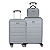 Kit de Malas Viagem Abs Prata Viena P, M e Frasqueira Isiway - Imagem 1