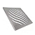 Grelha Quadrada Inox 150mm Tigre - Imagem 1