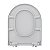 Assento Sanitário Smart PP Mod D Branco Soft Close - Imagem 3