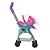 Barbie Skipper Babysitters Negra C/ Carrinho De Bebe Mattel HHB68 - Imagem 5
