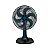 Ventilador de Mesa Oscilante 30cm Azul Turbo 6 Pás Premium 220V Ventisol - Imagem 3
