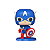 Funko Pop Marvel Avengers Capitão América #4  (1963) - Imagem 2
