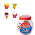 Borracha Mini Foods Pote com 20 Unidades Tilibra - Imagem 1