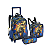 Kit Mochila Escolar Rodas T-Rex Zone Azul Seanite - Imagem 1