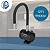 Torneira Hydralar 4T Flex Bancada Preta 127v 5500w Hydra - Imagem 5