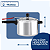 Panela de Pressão 4,5L Alumínio Polido Alegrete - Imagem 2