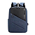 Mochila Executiva Com Entrada Para Cabo Usb Cor Azul - Imagem 1