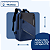 Mochila Executiva Com Entrada Para Cabo Usb Cor Azul - Imagem 3