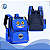 Mochila Escolar Infantil com Desenho Morcego Azul - Imagem 2