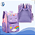 Mochila Escolar Infantil com Desenho Unicórnio Roxo - Imagem 6