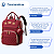 Bolsa Mochila Maternidade Unissex Sunshine Vermelho - Imagem 3